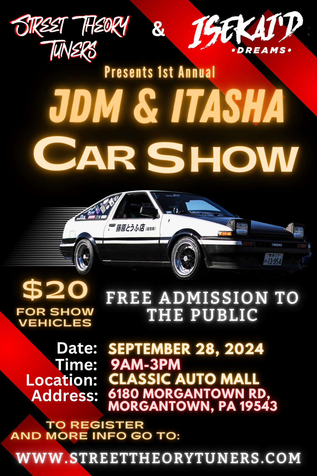 Car Show 2024 Flyer